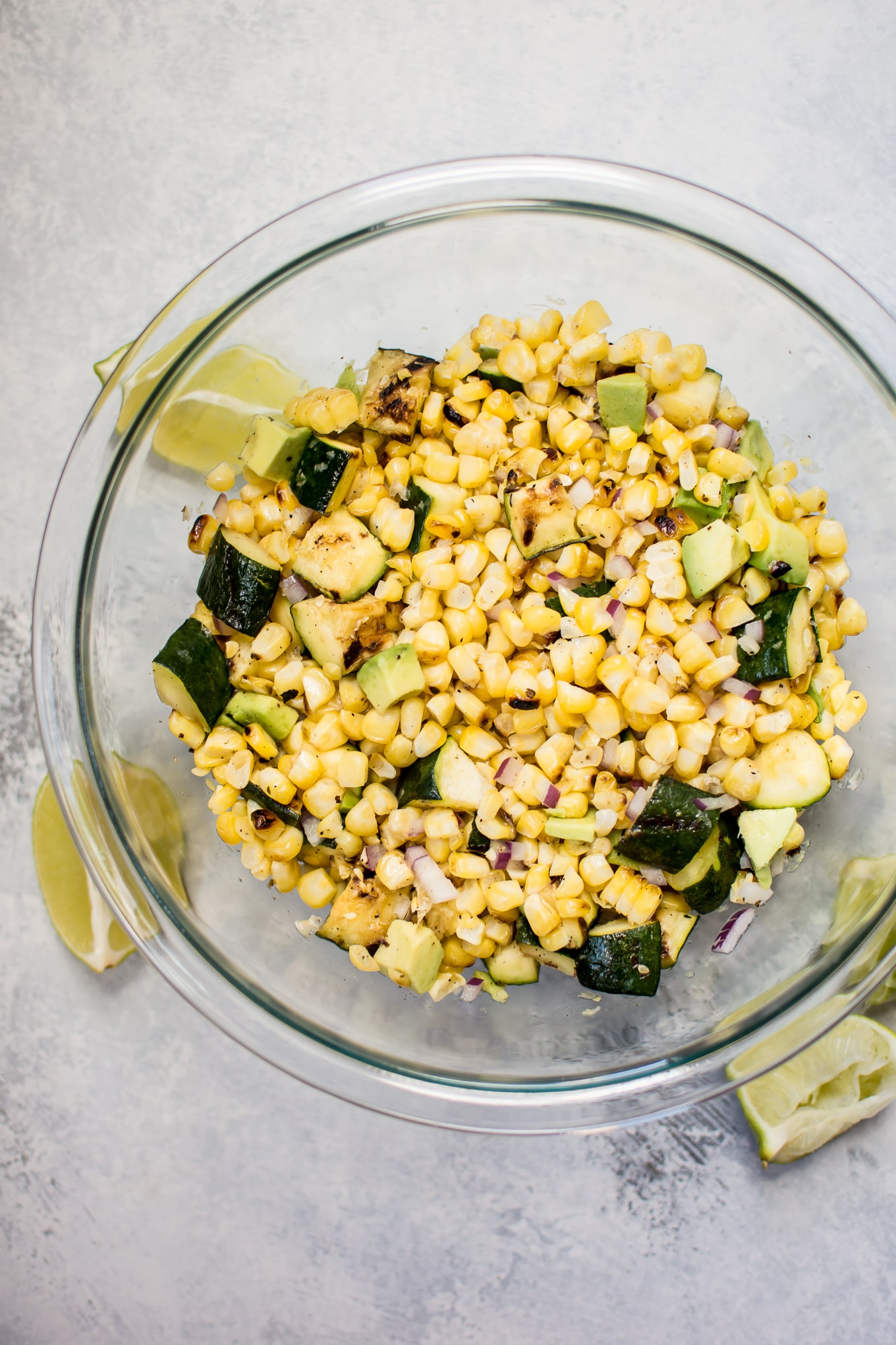 Grilled Corn And Zucchini Salad Salt Lavender