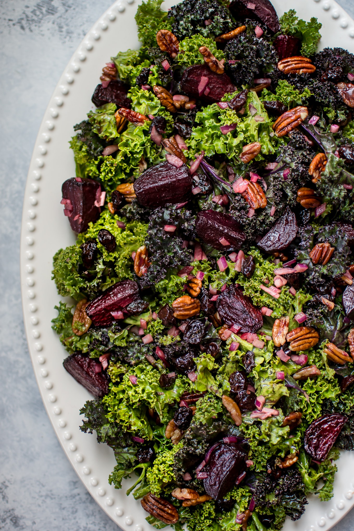 Roasted Beet And Kale Salad Salt Lavender