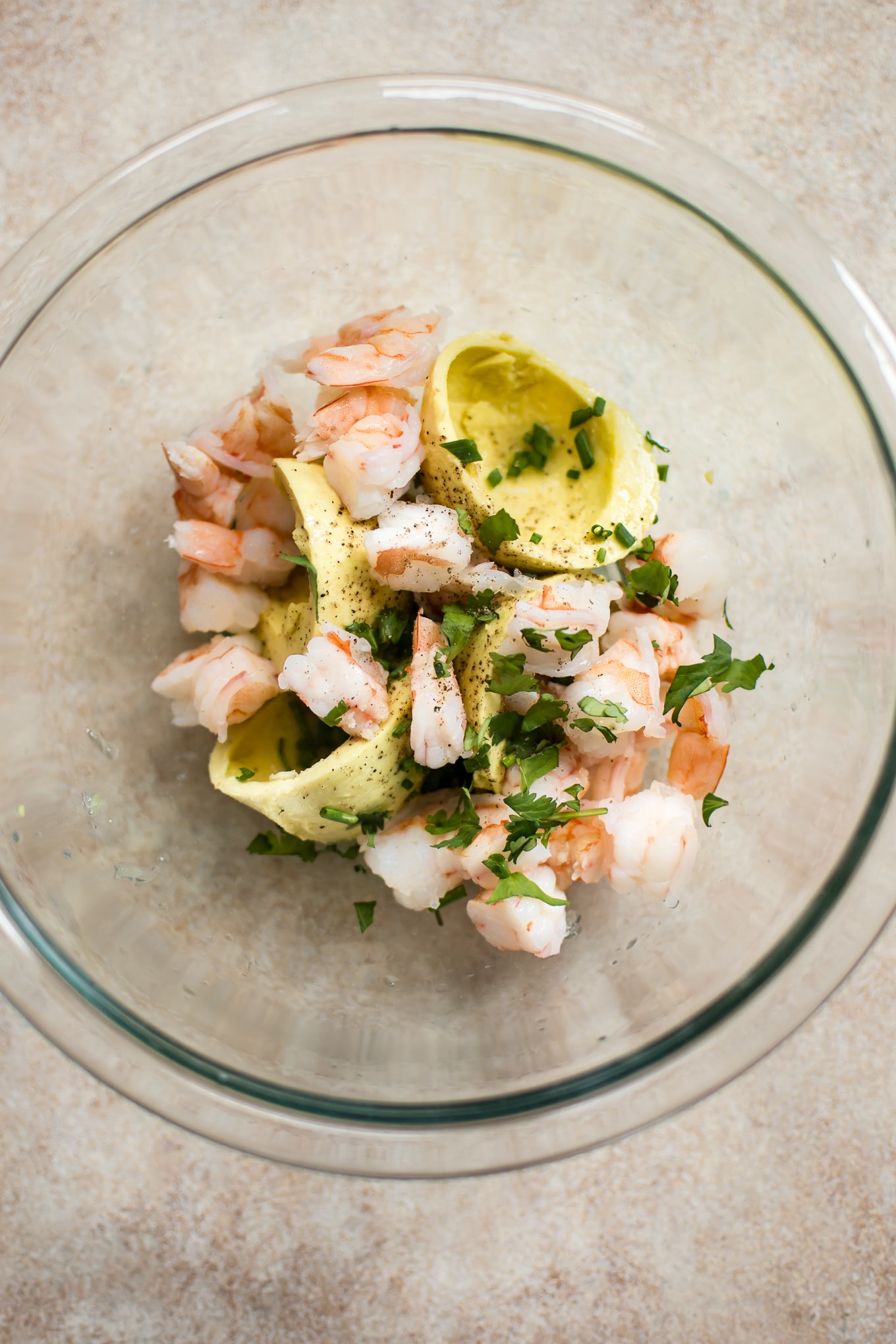 Healthy Shrimp Stuffed Avocado Salt Lavender