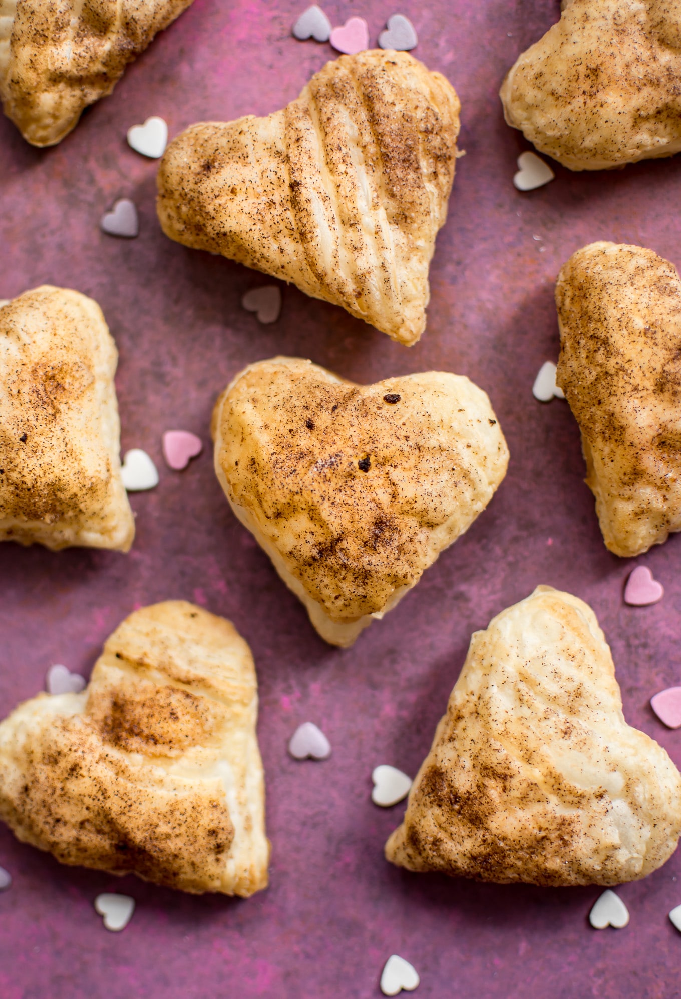 Valentine S Day Puff Pastry Hearts Salt Lavender