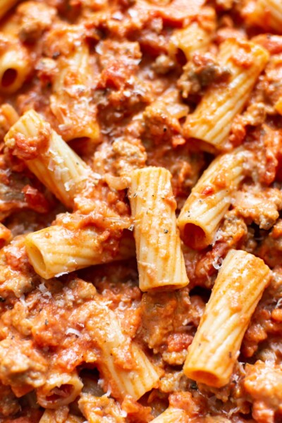 Easy Sausage Rigatoni Salt Lavender