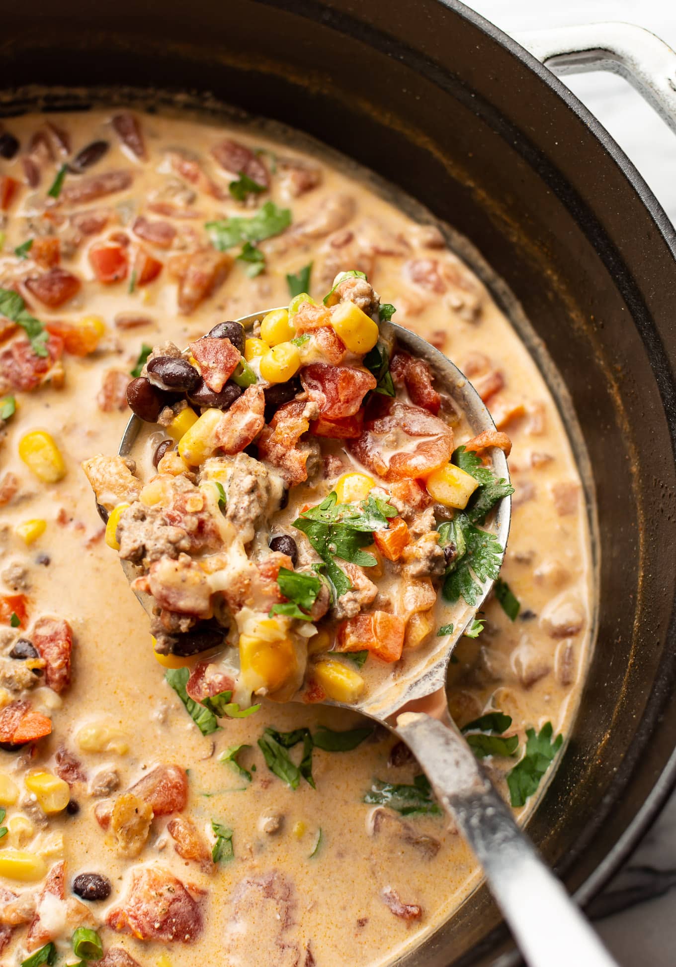 Creamy Taco Soup Salt Lavender