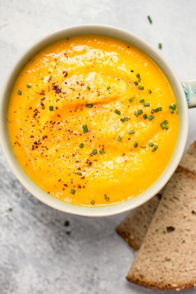 Acorn Squash and Carrot Soup • Salt & Lavender