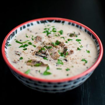 Creamy Mushroom Soup with Sherry • Salt & Lavender