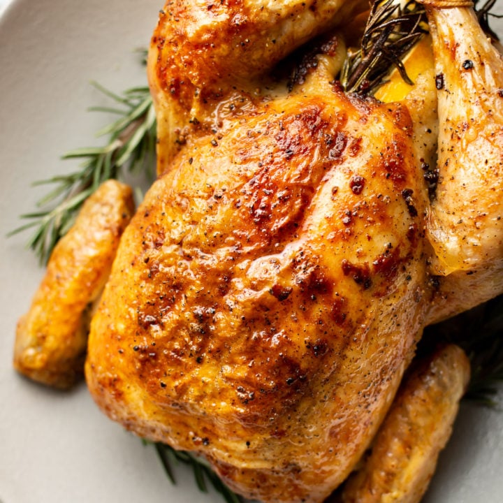 Easy Roast Chicken - Salt and Lavender