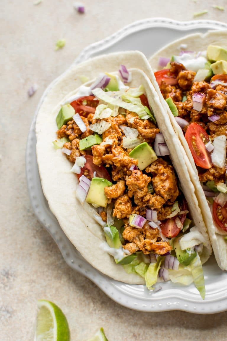 BBQ Chicken Tacos (with Ground Chicken) • Salt & Lavender