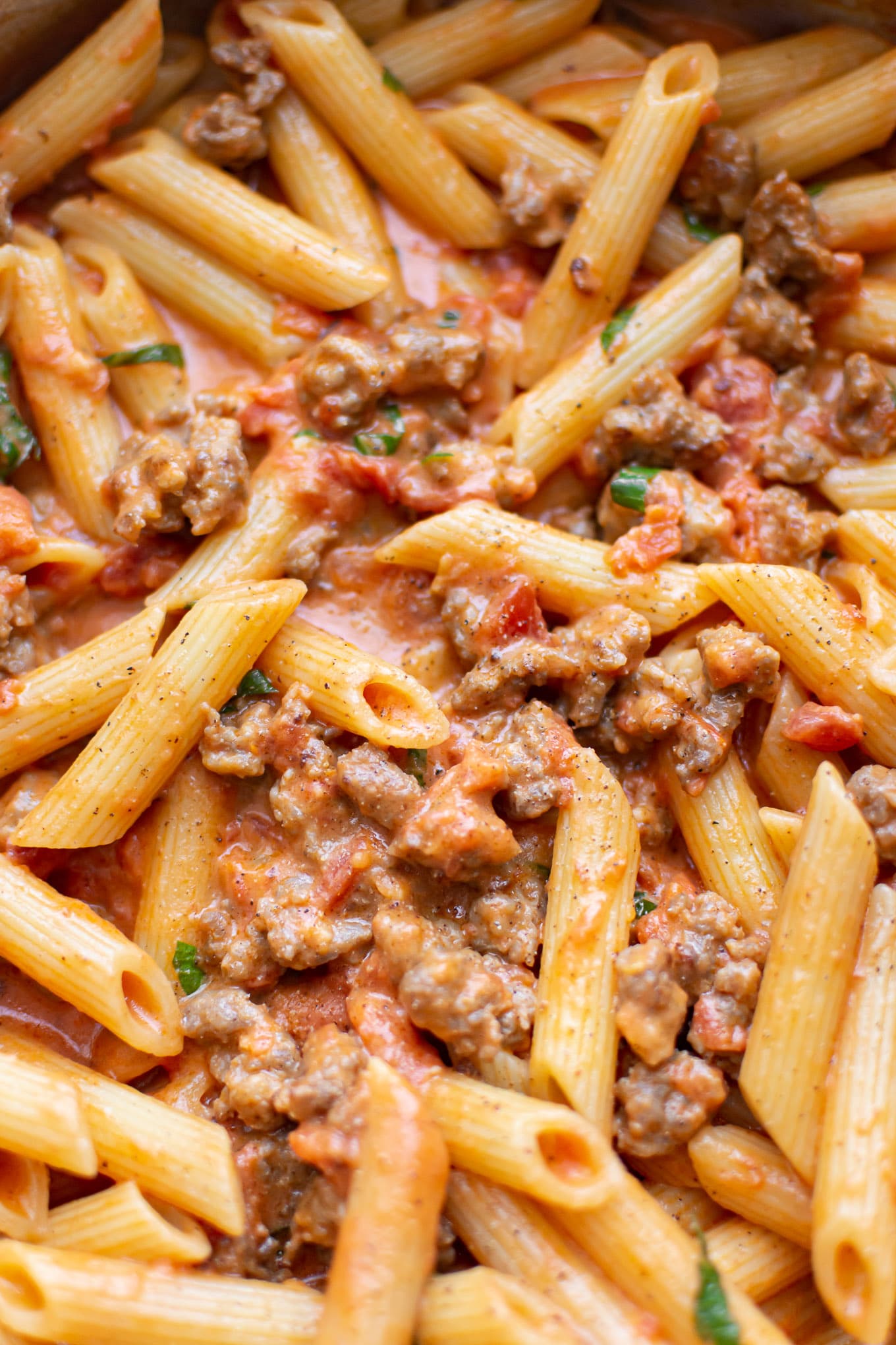 Spicy Italian Sausage Pasta Salt Lavender