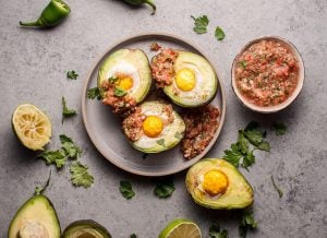 Huevos Rancheros Avocados (Keto) • Salt & Lavender