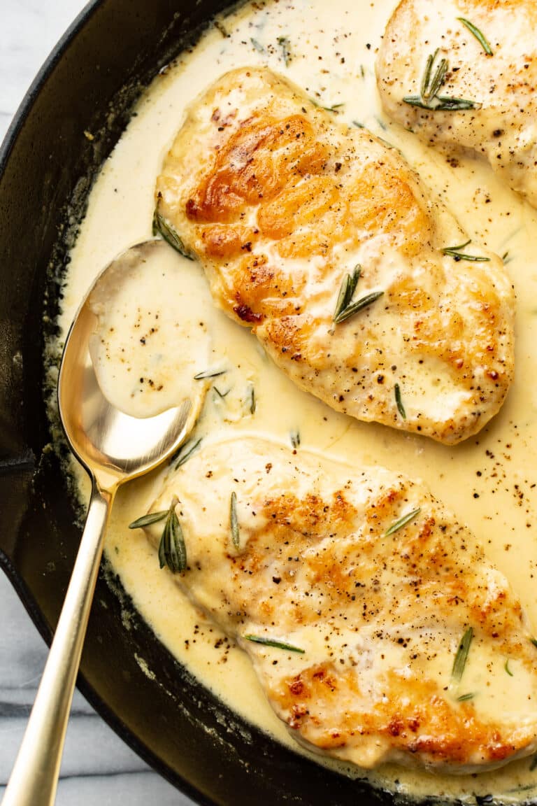 Creamy Dijon Rosemary Chicken • Salt & Lavender