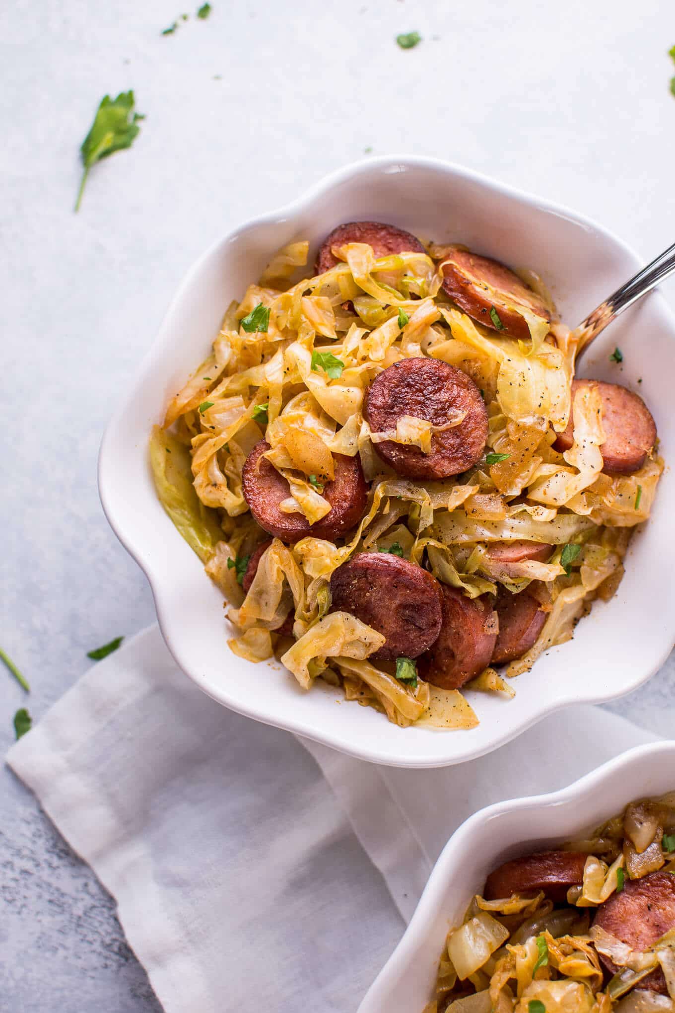 Sauteed Cabbage And Kielbasa Salt Lavender