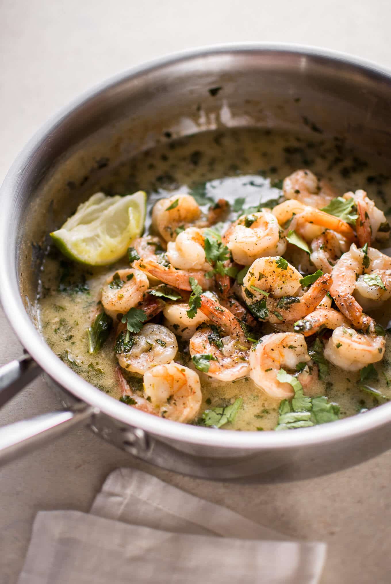 Coconut Lime Shrimp • Salt & Lavender