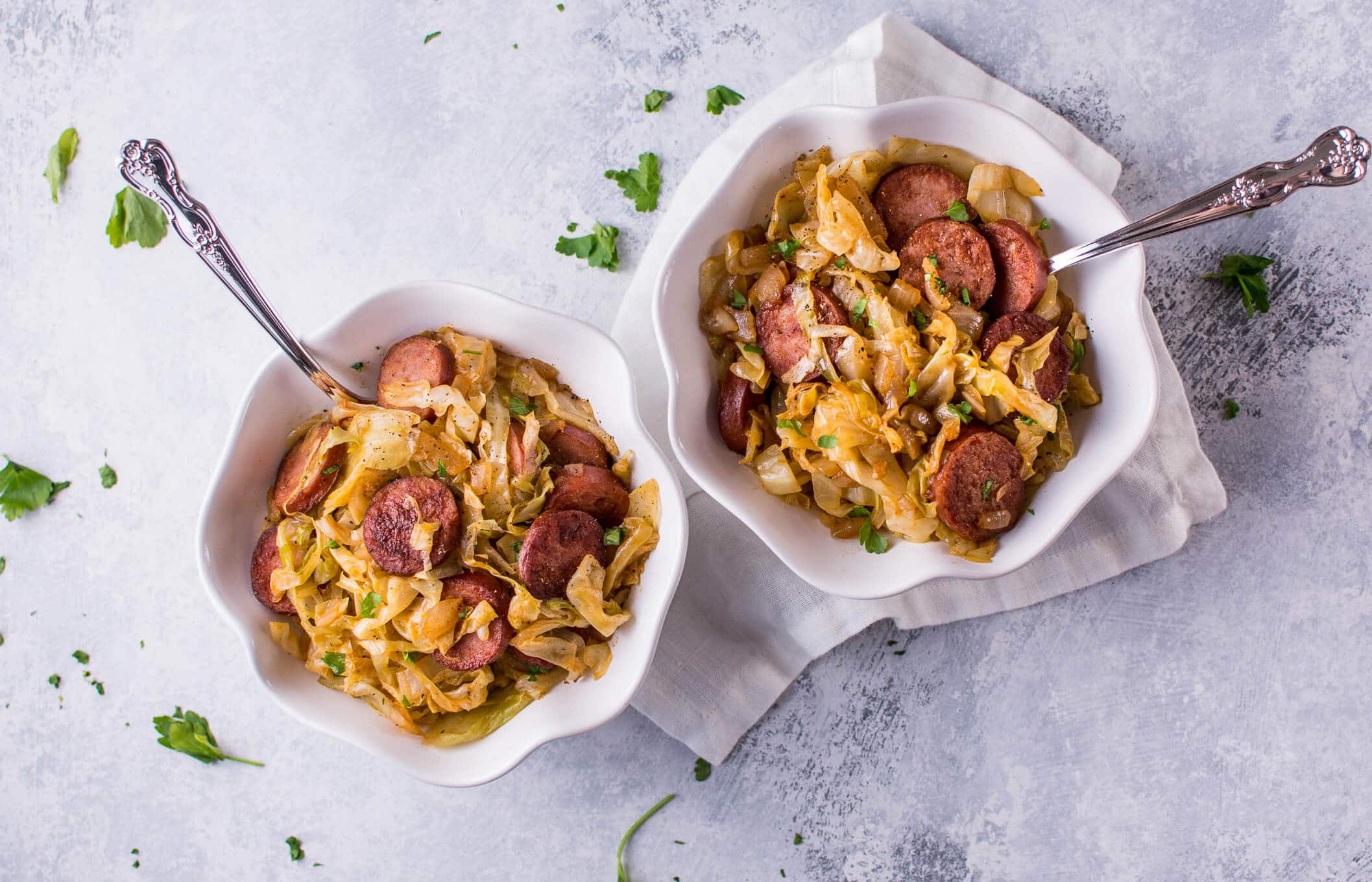 Sautéed Cabbage and Kielbasa • Salt & Lavender