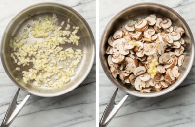 Creamy Mushroom and Spinach Gnocchi • Salt & Lavender