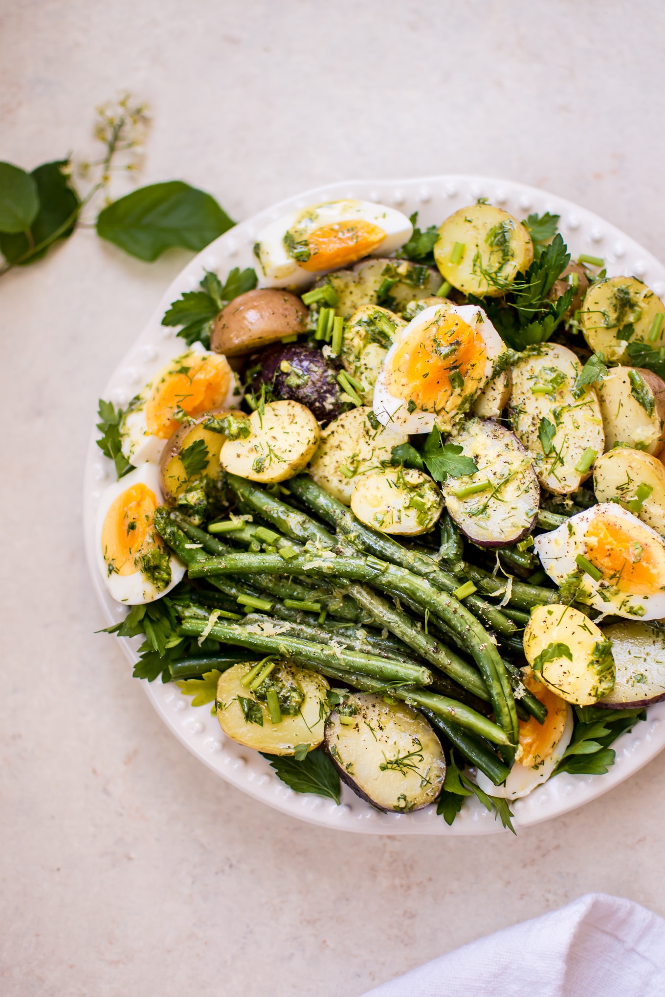 Potato and Green Bean Salad with Eggs • Salt & Lavender