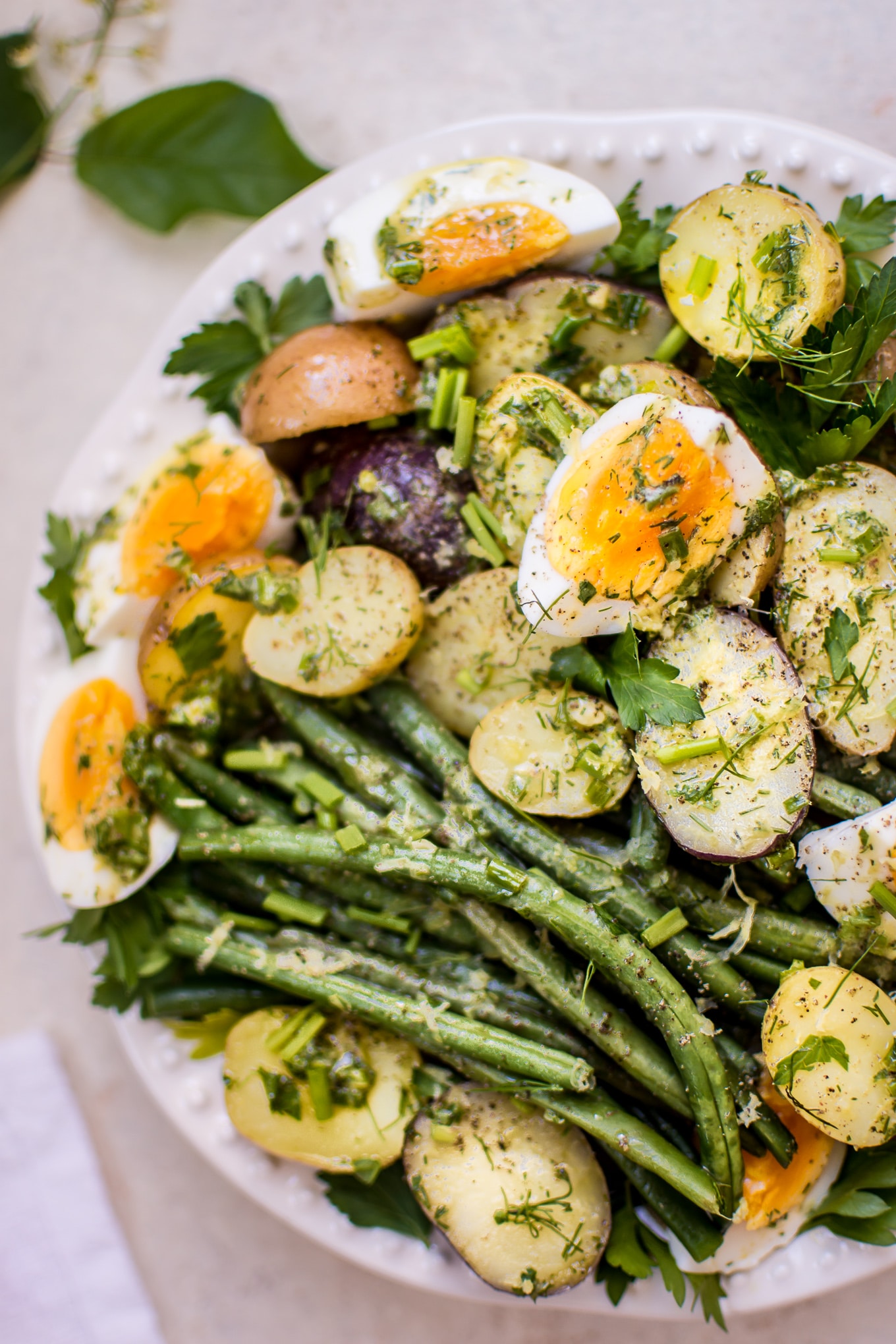 Potato and Green Bean Salad with Eggs • Salt & Lavender