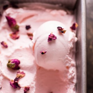 Rose ice cream recipe, homemade ice cream - Raks Kitchen