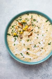 Corn and Cauliflower Soup • Salt & Lavender