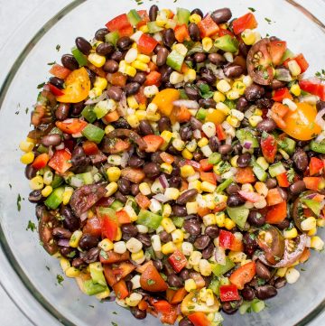 Corn and Black Bean Salad (Texas Caviar) • Salt & Lavender