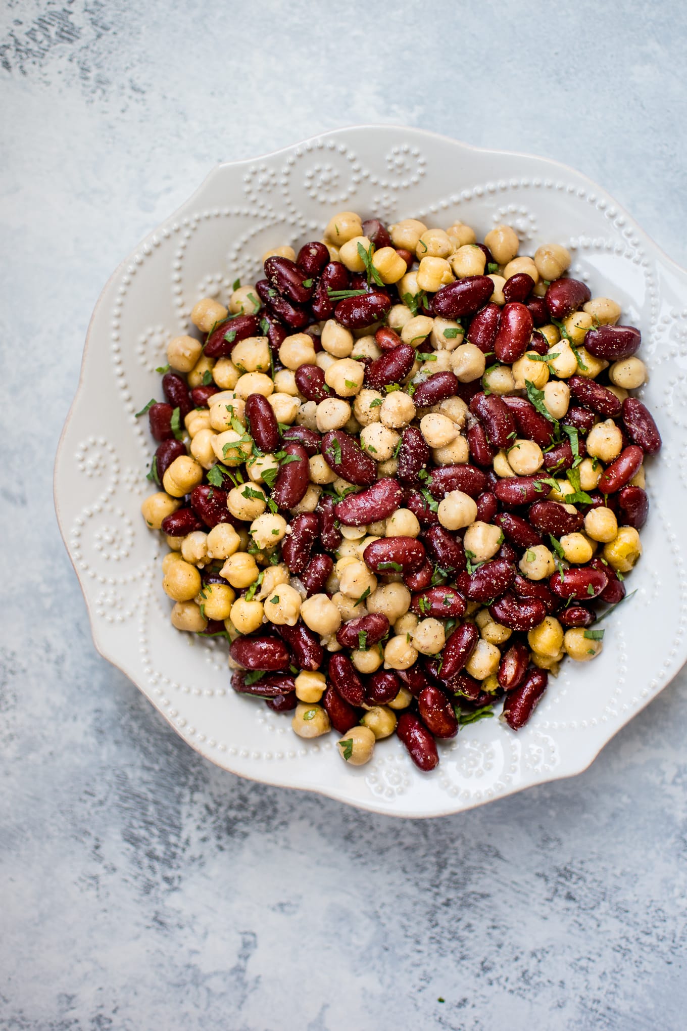 Kidney Bean And Chickpea Salad Salt Lavender