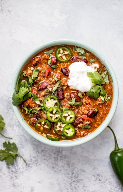 Crockpot Turkey Chili • Salt & Lavender