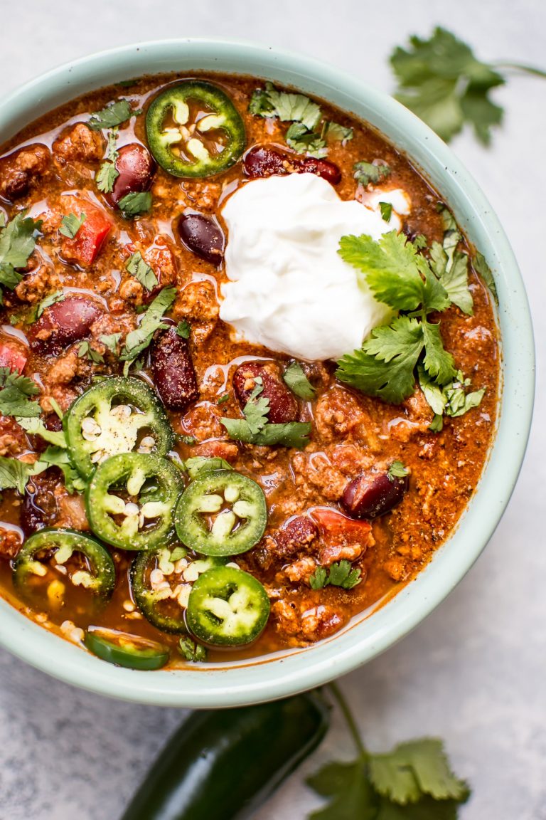 Crockpot Turkey Chili • Salt & Lavender