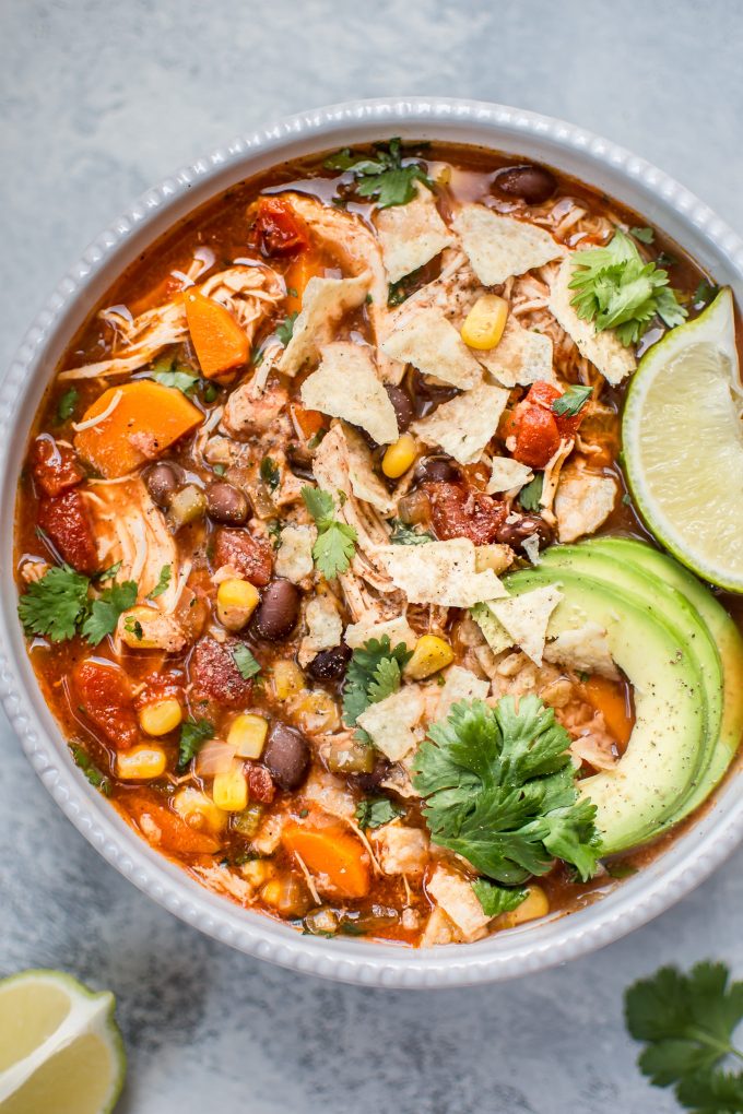 Crockpot Mexican Chicken Soup • Salt & Lavender