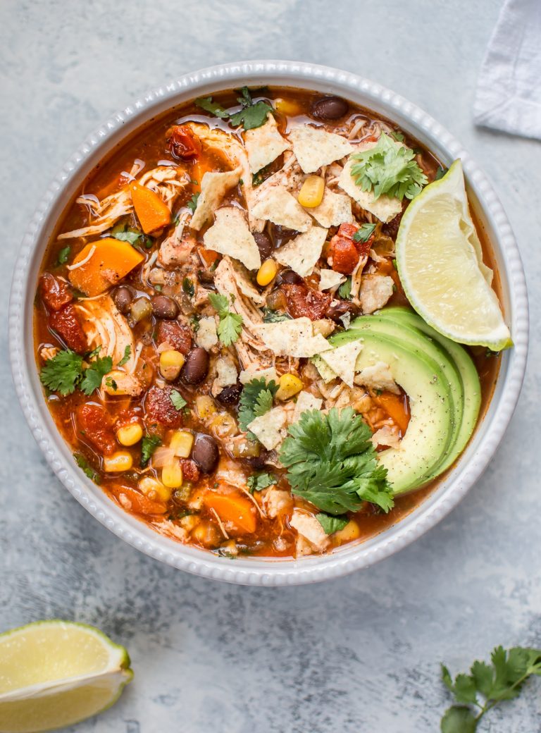 Crockpot Mexican Chicken Soup • Salt & Lavender