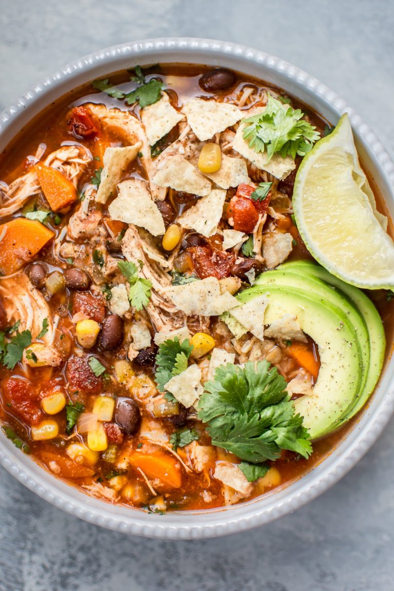 Crockpot Mexican Chicken Soup • Salt & Lavender