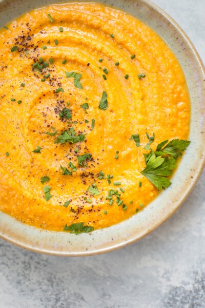 Pumpkin and Lentil Soup • Salt & Lavender