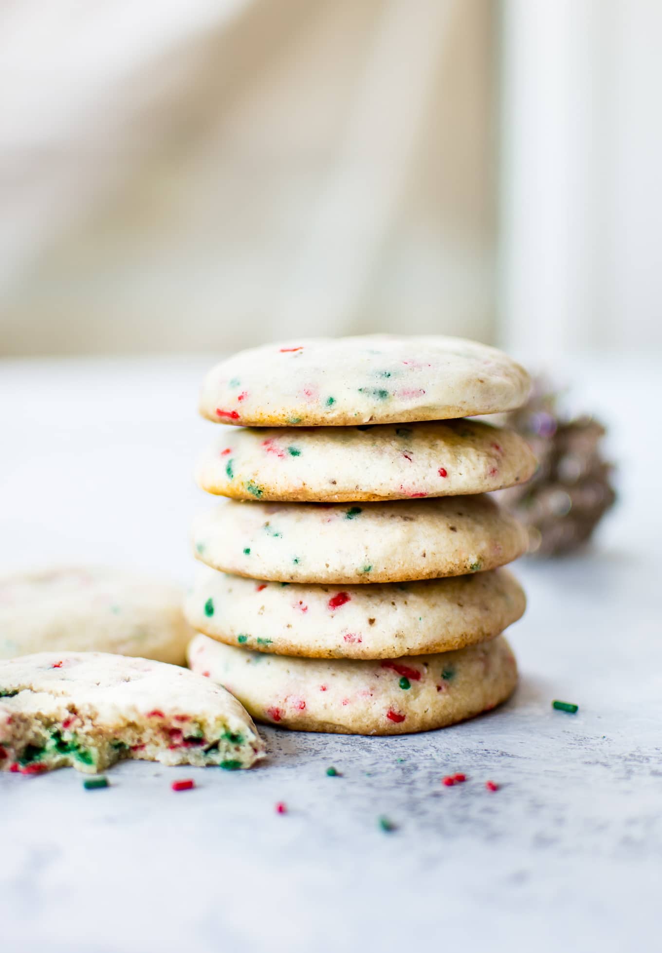 Vegan Sugar Cookies (Soft & No Chill) • Salt & Lavender