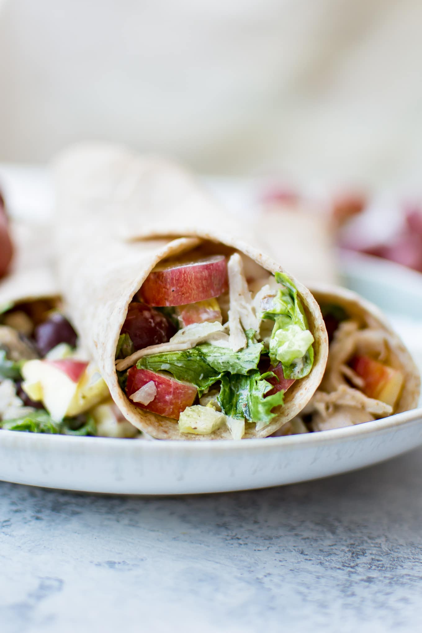 Waldorf Chicken Salad Wrap Bento Box Recipe