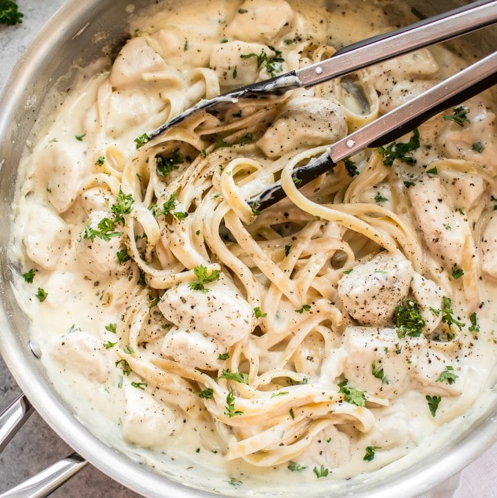 Lemon Parmesan Chicken Alfredo Recipe • Salt & Lavender