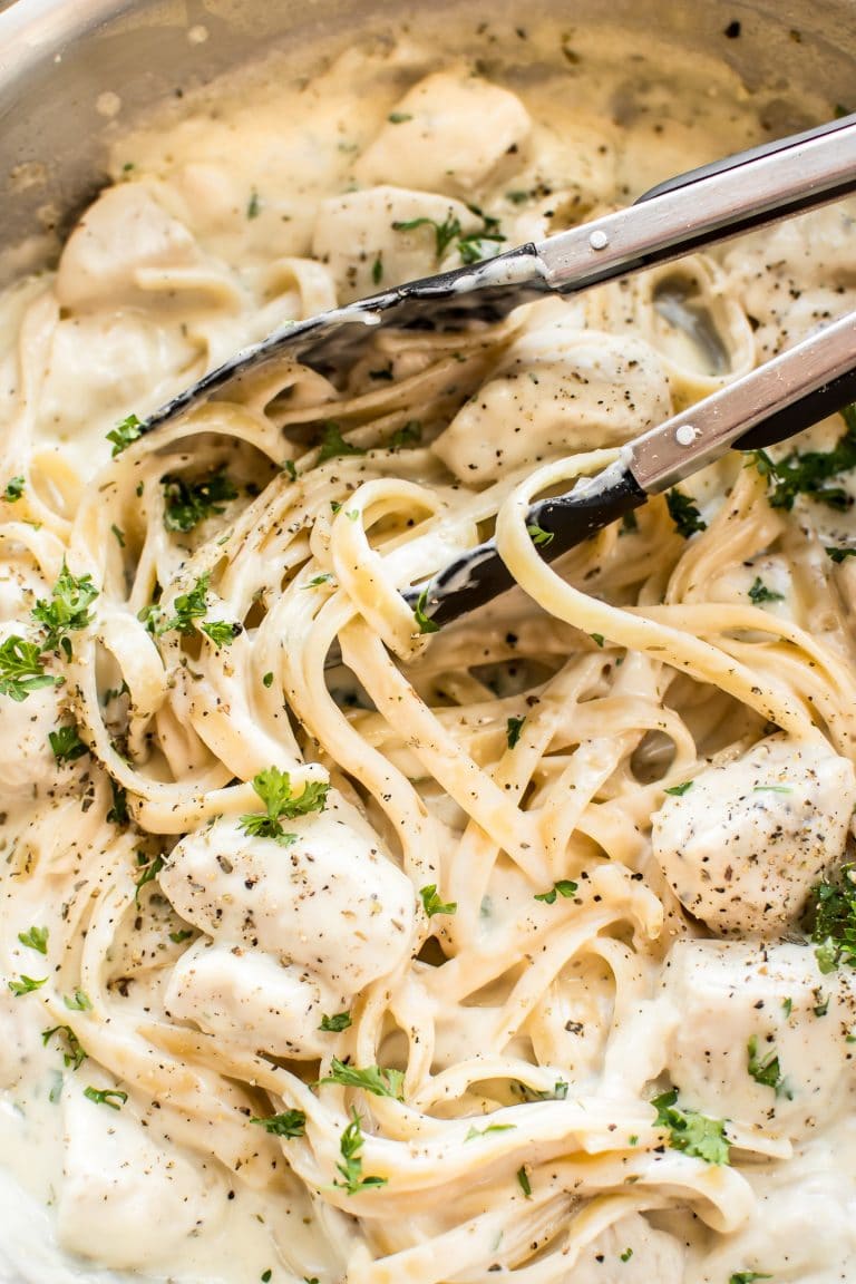 Lemon Parmesan Chicken Alfredo Recipe • Salt & Lavender