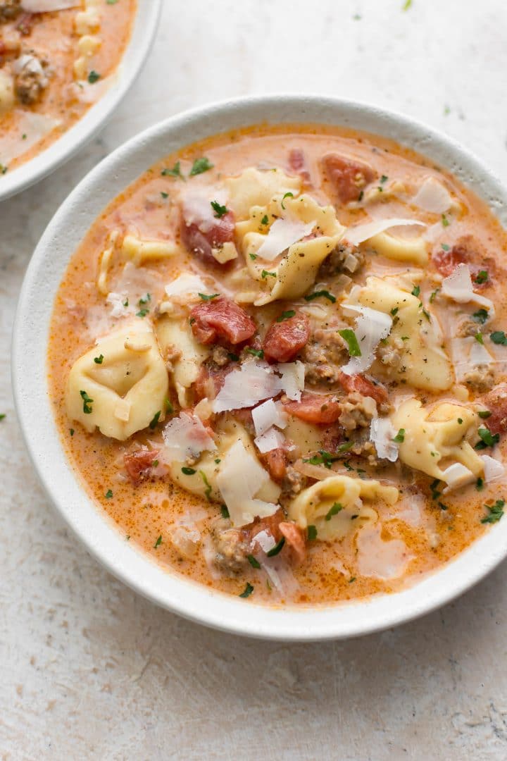 Italian Sausage Tortellini Soup • Salt  Lavender