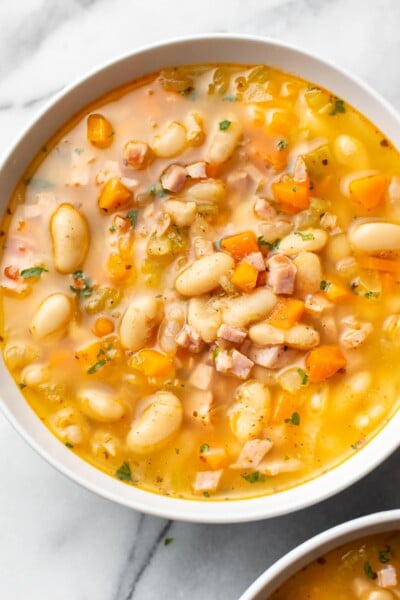 Easy Ham and Bean Soup • Salt & Lavender