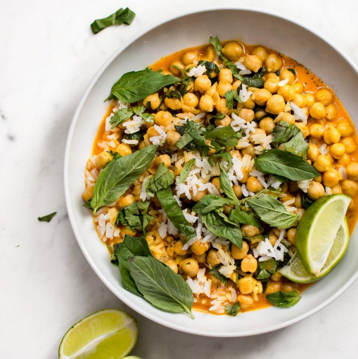 Quick and Easy Chickpea Coconut Curry • Salt & Lavender