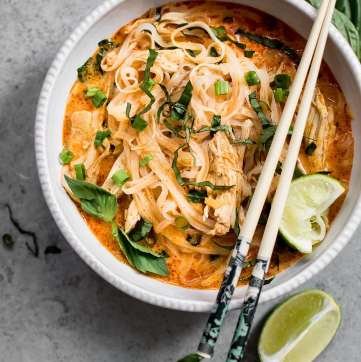 20 Minute Thai Chicken Curry Soup • Salt & Lavender