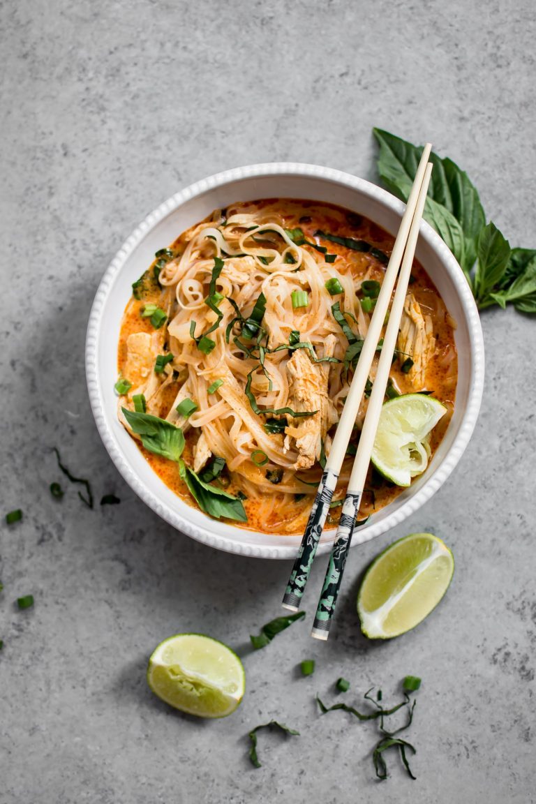 20 Minute Thai Chicken Curry Soup • Salt & Lavender