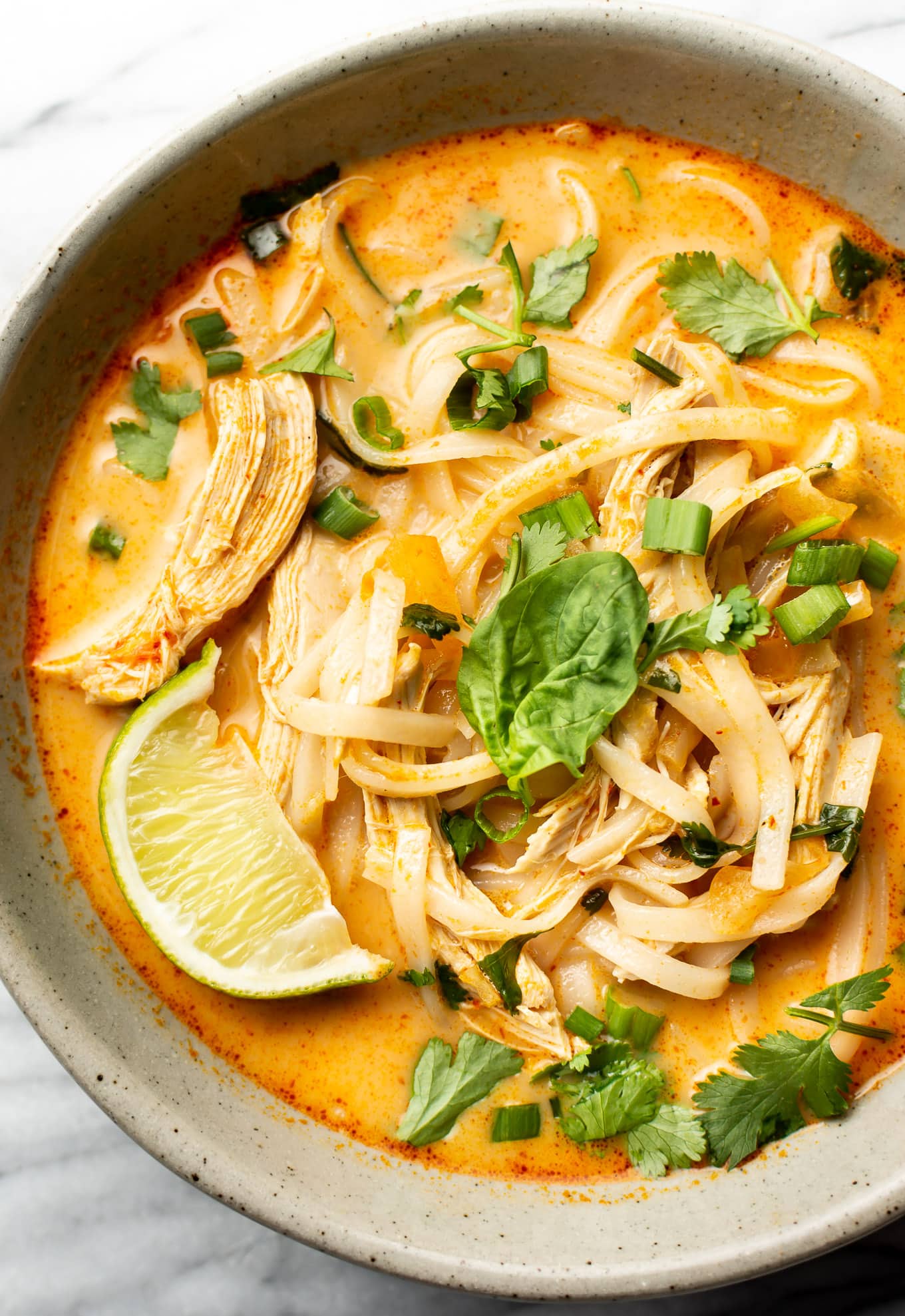 Easy Thai Chicken Curry Soup • Salt & Lavender