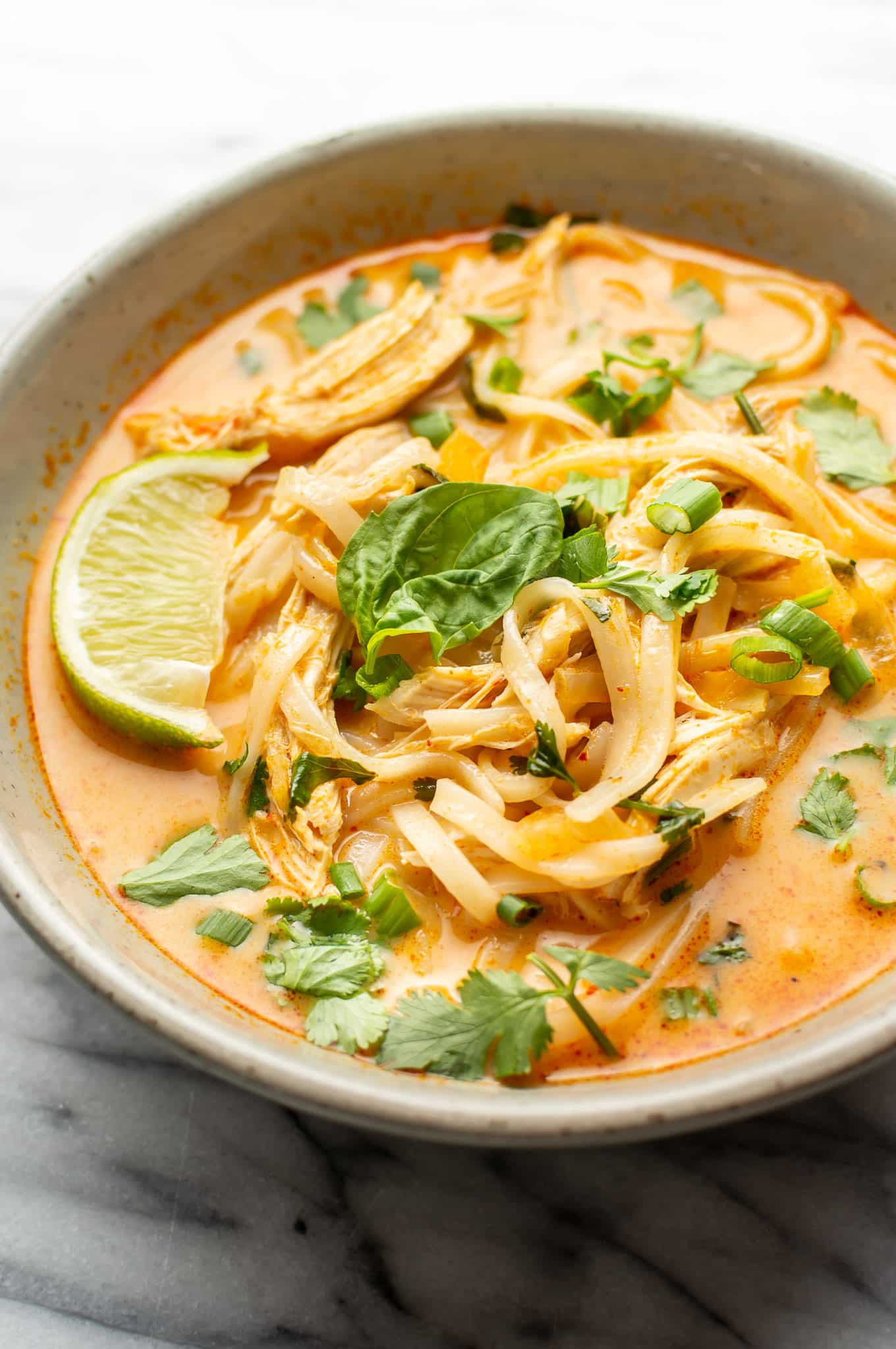 Easy Thai Chicken Curry Soup • Salt & Lavender