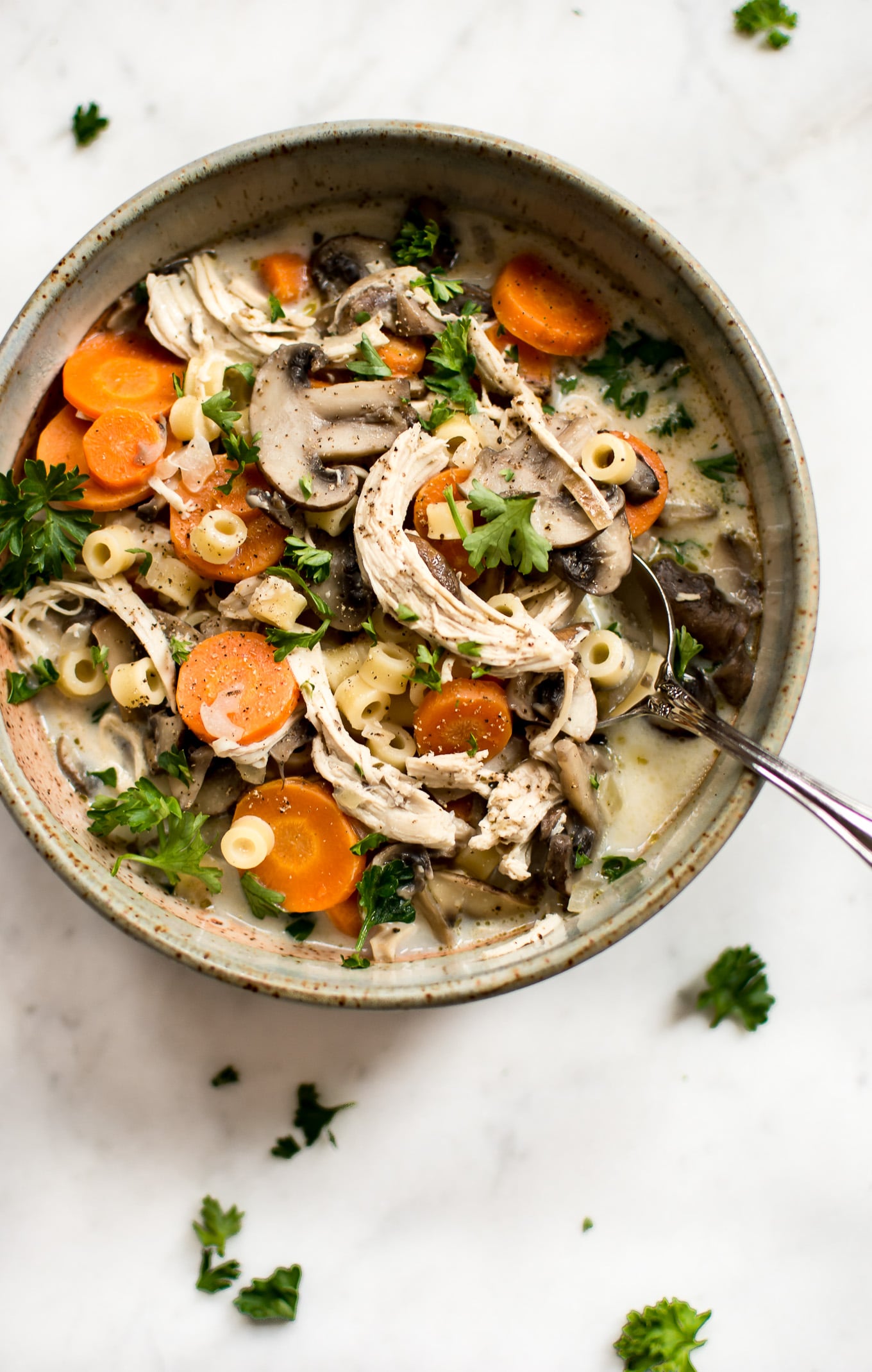 Chicken Mushroom Soup Recipe • Salt & Lavender