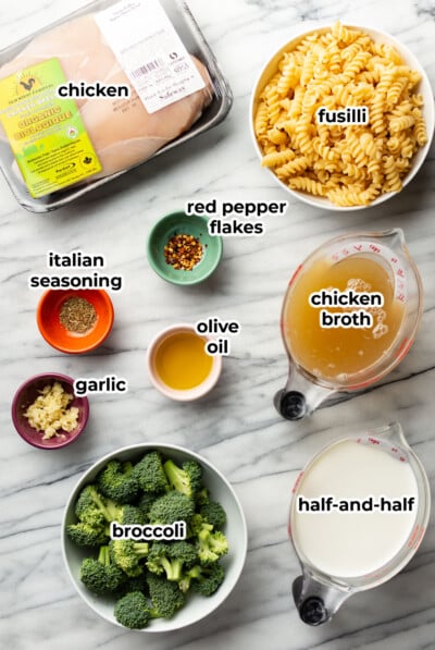 One Pot Chicken and Broccoli Pasta • Salt & Lavender