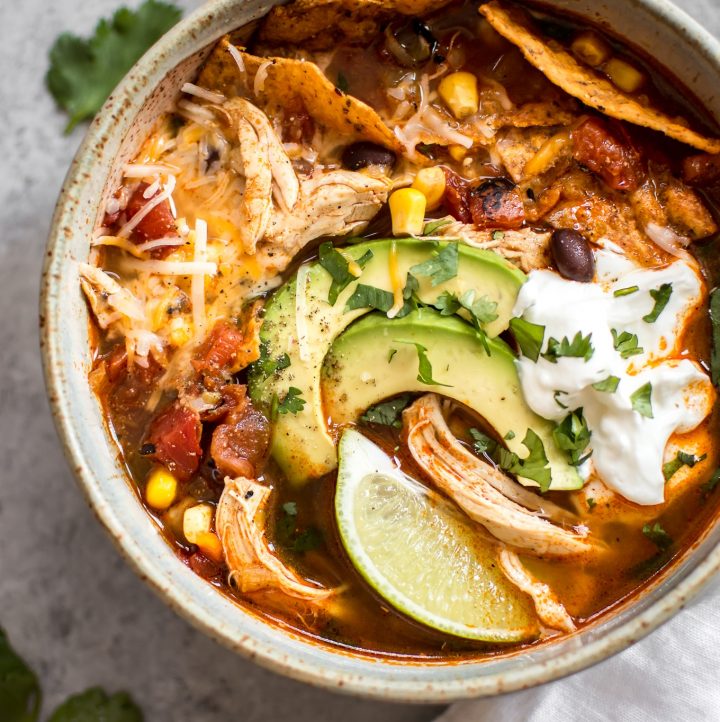 Instant Pot Chicken Tortilla Soup Recipe • Salt & Lavender