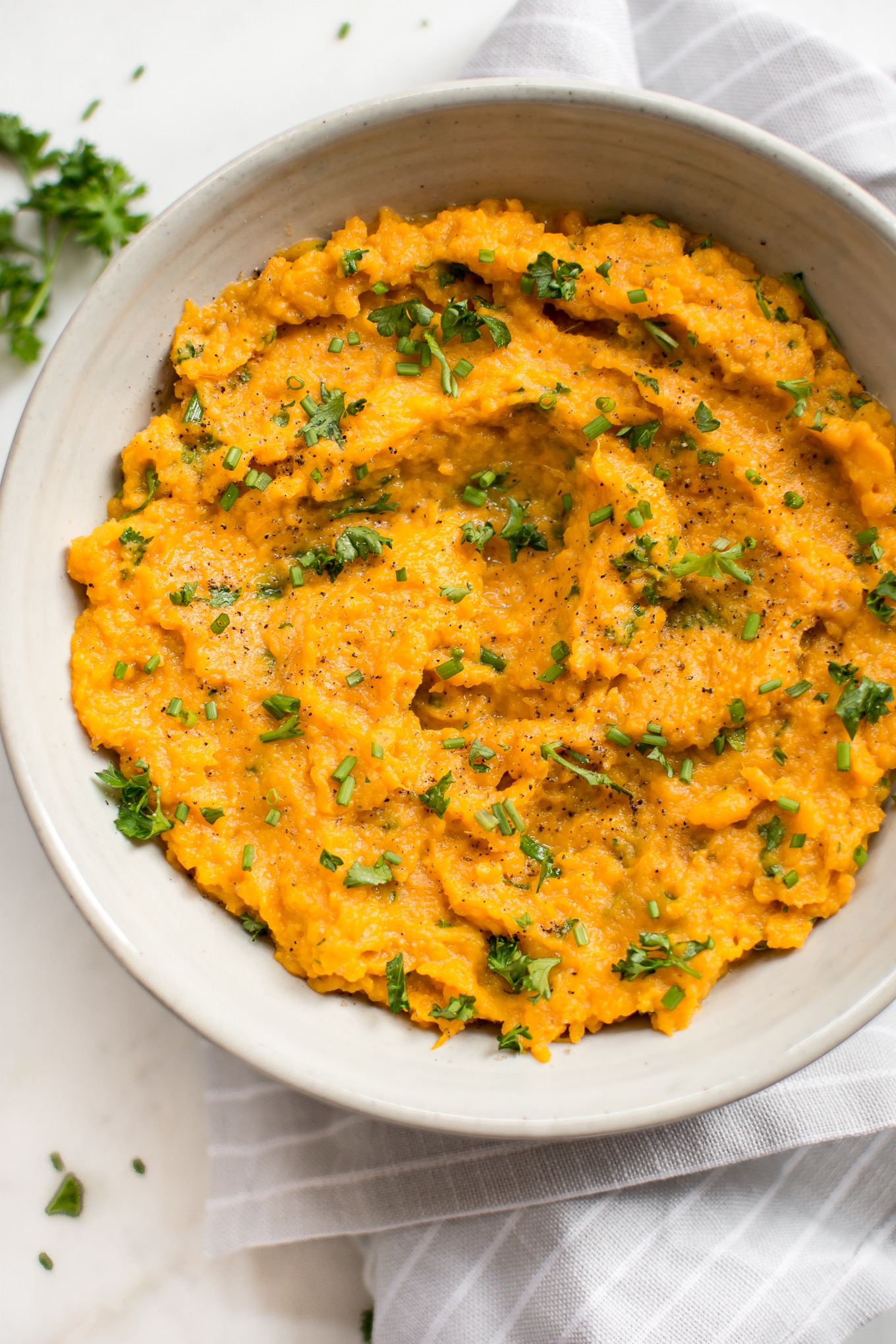 Healthier Instant Pot Mashed Sweet Potatoes • Salt & Lavender