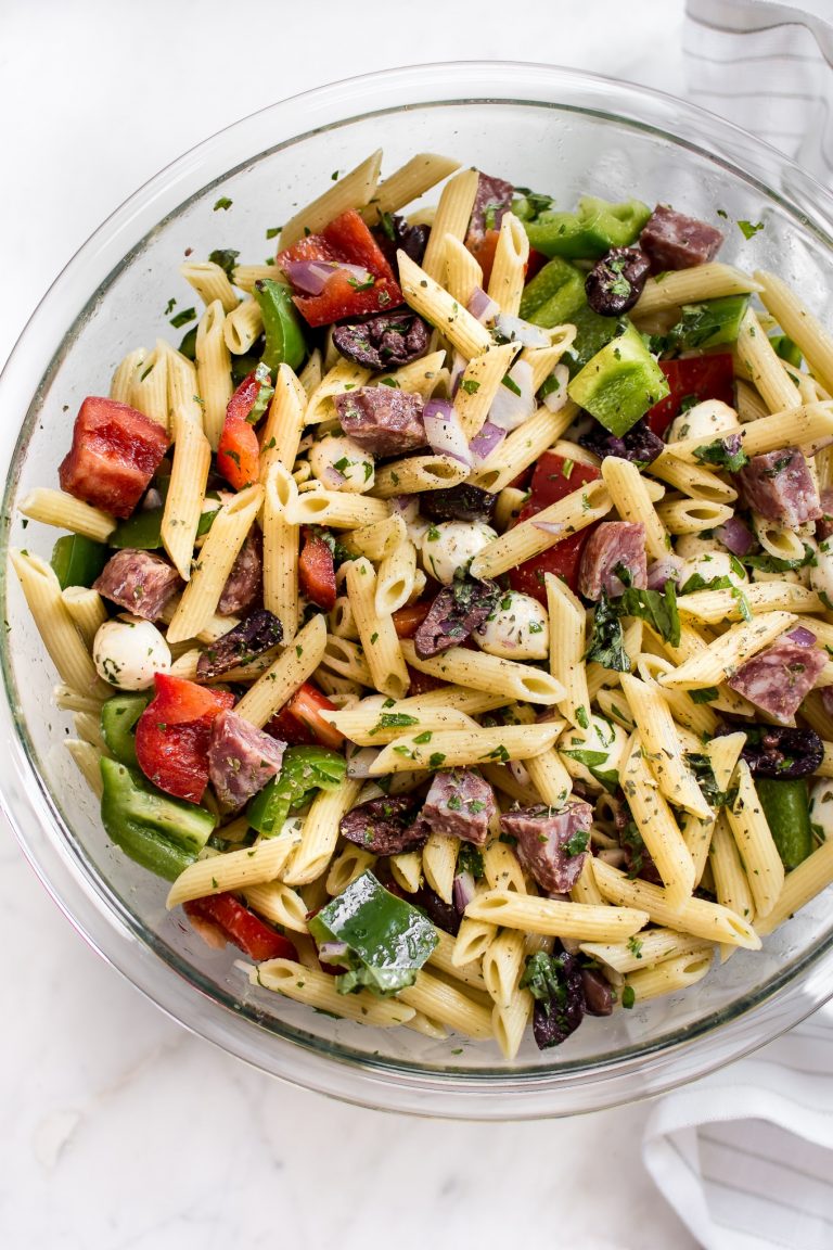 Easy Italian Pasta Salad Recipe • Salt & Lavender
