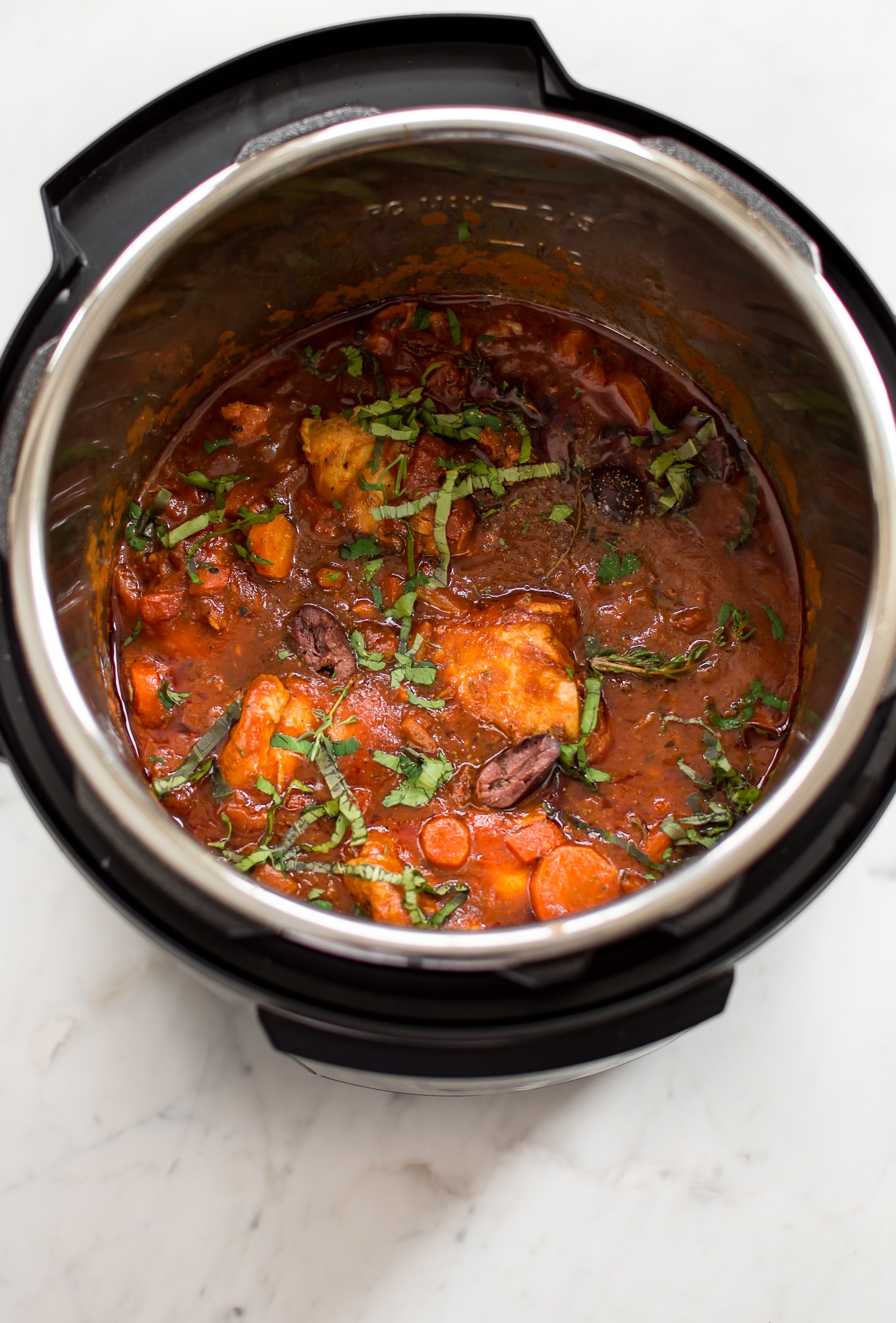 Easy Instant Pot Chicken Cacciatore • Salt & Lavender