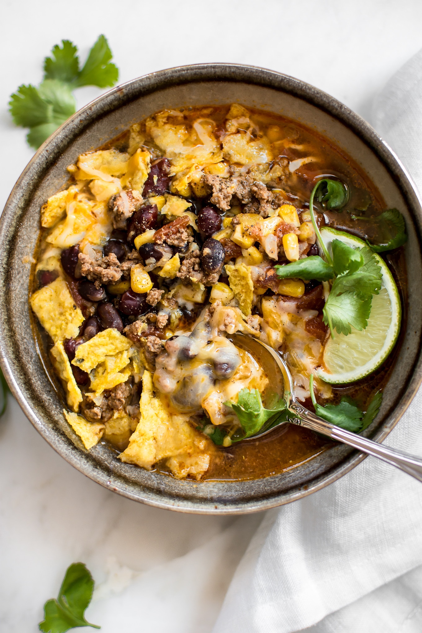 Instant Pot Taco Soup Recipe • Salt & Lavender