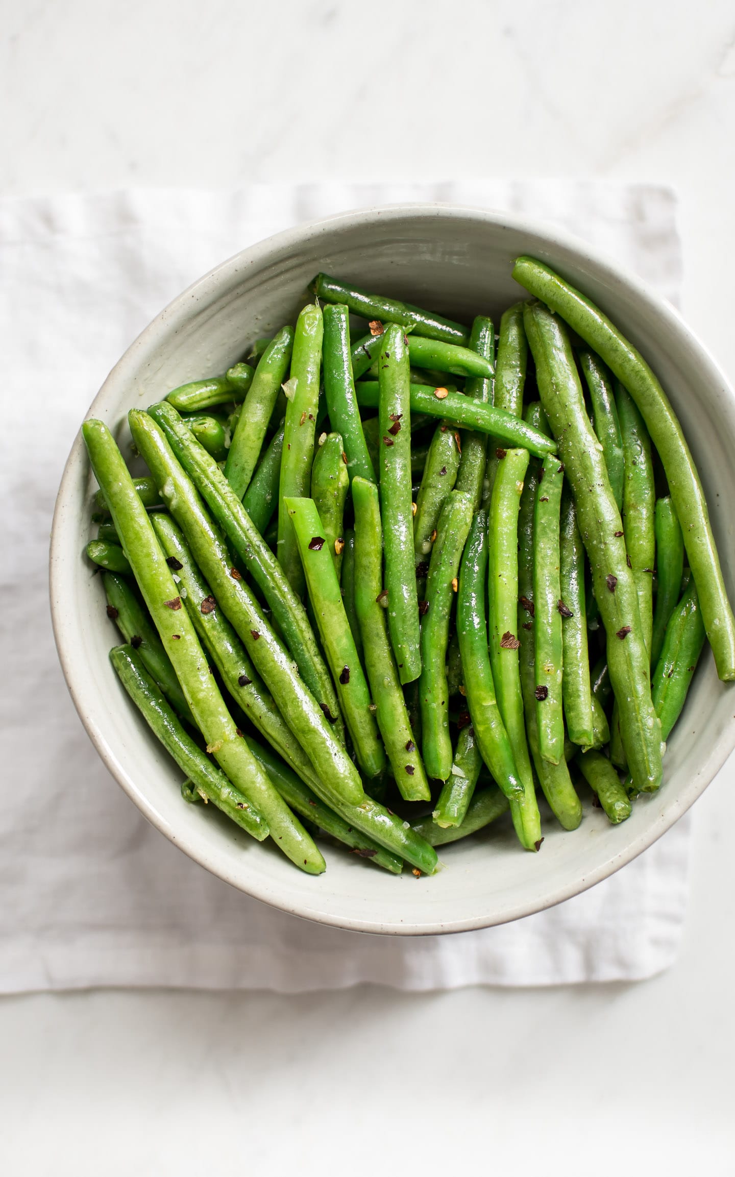 Chili Garlic Easy Green Bean Recipe • Salt & Lavender