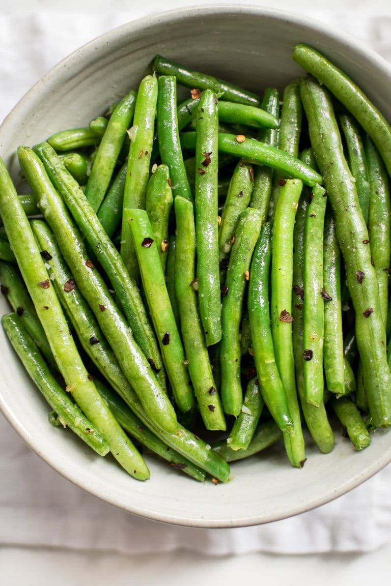 Chili Garlic Easy Green Bean Recipe • Salt & Lavender