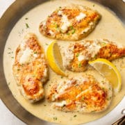 Easy Creamy Lemon Chicken • Salt & Lavender